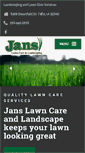 Mobile Screenshot of janslawncare.com